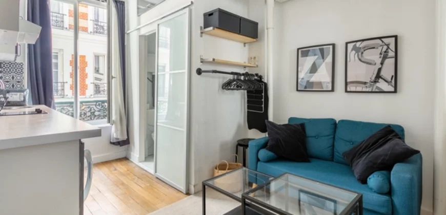 Location d’un T1 meublé au 11 Rue Coustou, 75018, Paris